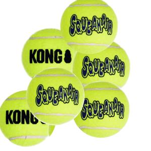 Kong Balle Squeakair Lot de 6 - Jouet pour Chiens