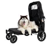 Poussette Grand Cruiser Extra Large Noir pour Chien - Ibiyaya