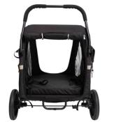 Poussette Grand Cruiser Extra Large Noir pour Chien - Ibiyaya