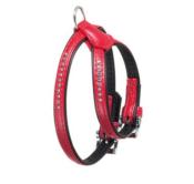 Harnais Simili Cuir pour Chien Orné de Strass