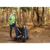 Poussette BigBuddy Bleu pour Chien et chat - Ibiyaya