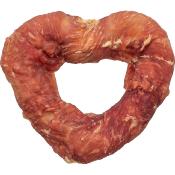 Coeur de Peau de Buffle et Magret de Canard pour Chiens 10 cm 