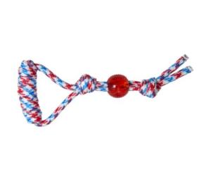 Corde de Tirage Borobora Balle Ronde pour Chiens